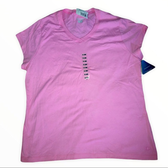 NWT POWER PINK CHAMPION SPORTY TEE - Picture 2 of 9
